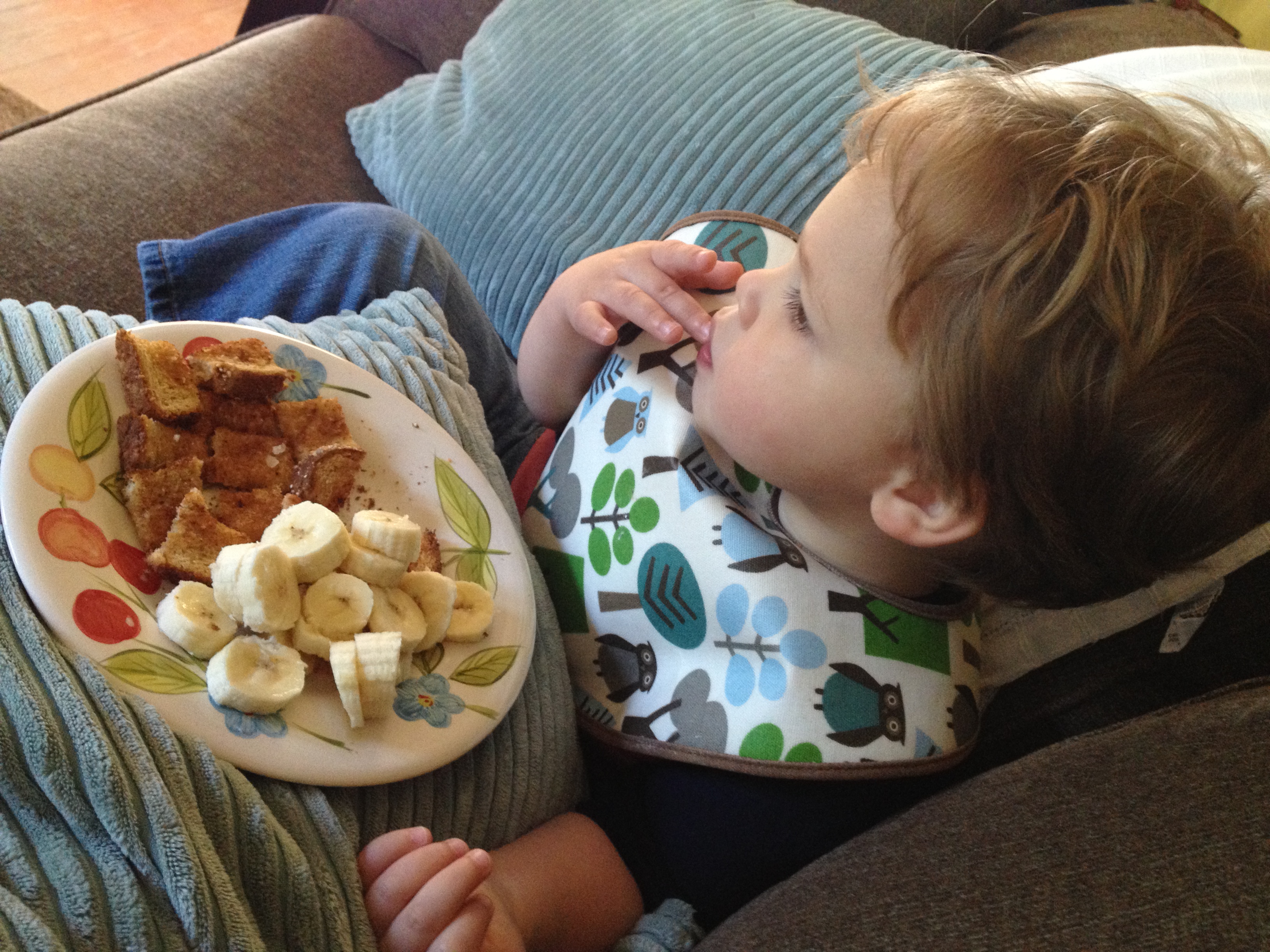 "special breakfast," handy manny, and an ice pack. win.