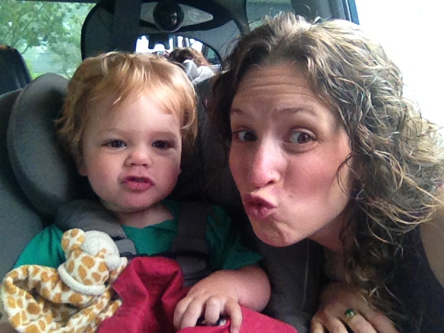 i couldn't get him to take a smiling pic with me, but he agreed to make silly faces. i'll take it!