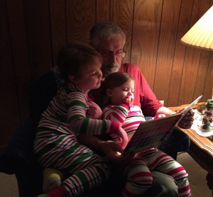 reading with grandpa